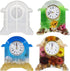 Resin Clock Molds, Table Clock Mold for Resin, Mantel Silicone Molds Kit for Epoxy Resin Casting, DIY Home Decor with 2 Clock Faces...
