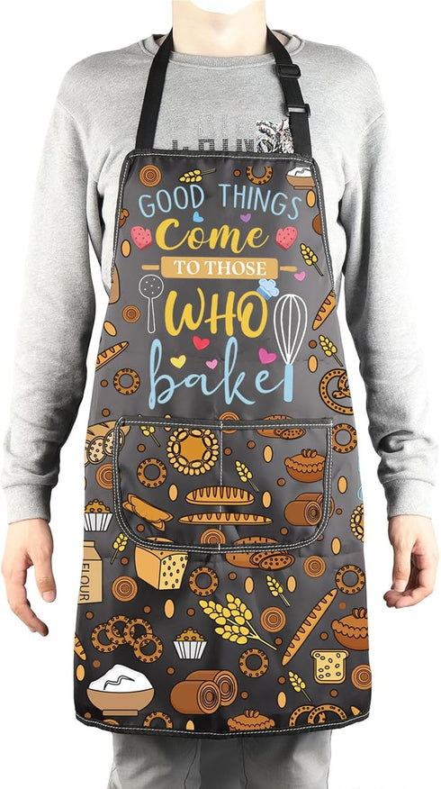 MBMSO Baking Apron the Secret Ingredient is Always Love Apron Baker Gifts Baking Cooking Gifts for Bake Lover Kitchen Apron...