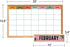 Carson Dellosa 134 pc Grow Together Calendar Bulletin Board Set, Wall Calendar, Monthly Calendar Headers & Cover Ups, Leaf & Flower Decor, Motivat...