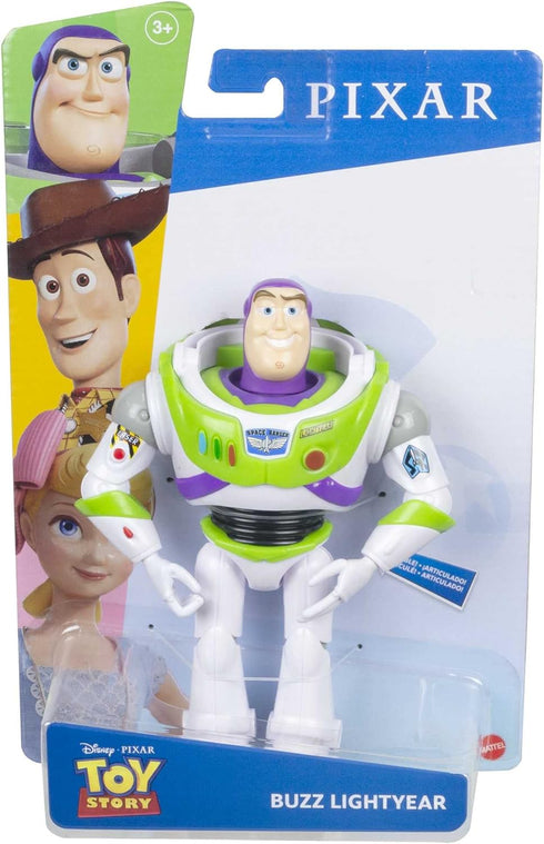 Mattel Disney and Pixar Toy Story Buzz Lightyear Action Figure, Posable Character in Signature Look, Collectible Toy, 7 inch...