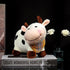 Cow Plush Toy Cow Stuffed Animal Cute Soft Plush Cow Toy 10.5 Inch Cow Plush Stuffed Animal Plush Toy Cow Doll, Gift for Kids, Boys, Girls...