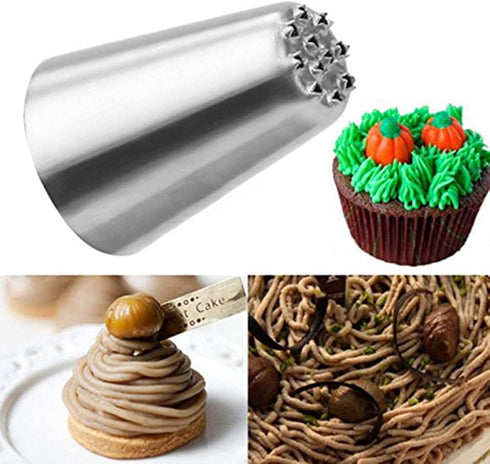 Symphony Wire Tips, Stainless Steel Icing Piping Nozzles For Pastry Fondant Tools (Grass)...