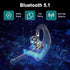 Bluetooth Headset V5.1,Wireless Bluetooth Earpiece with CVC8.0 Dual Mic Noise Cancelling,500mAh Battery for 110H Work Time,Handsfree Earphones for...