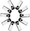 10 Pack 128MB USB Flash Drive Bulk Pack, Bulk USB 2.0 Flash Drives Thumb Drive Swivel Memory Stick Jump Drive Pen Drive Zip Drive...