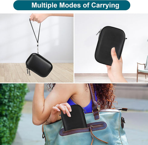Canboc Carrying Case for KODAK PIXPRO FZ55/ FZ45/ FZ43/ FZ53 16MP Digital Camera, Video Vlogging Camera Bag, Zipper Mesh Pocket fit Cable, Black (...