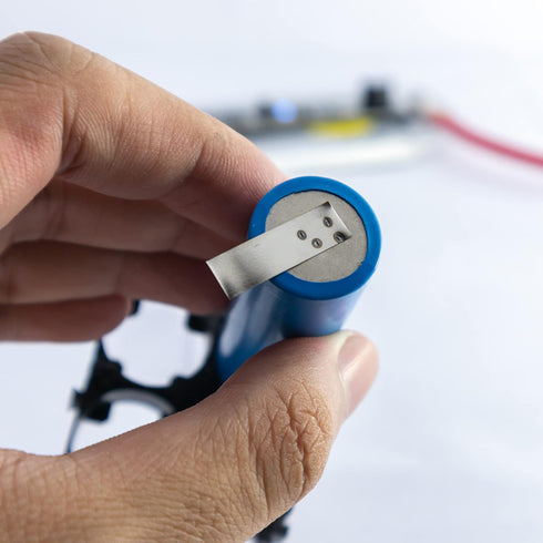 MECCANIXITY 1 Roll 10 Meter Nickel-Plated Steel Strip, Connecting Plate Steel Tape for Battery and Spot Welding, 3x0.1mm(WxT)...