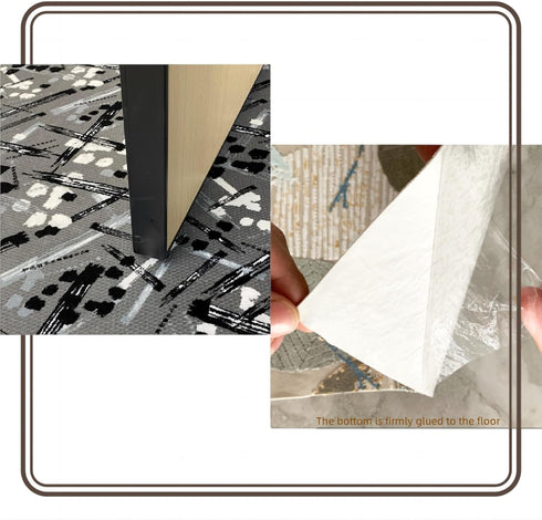 Ultra-Thin Indoor Doormat?Non-Slip and Waterproof Doormat? Low Pile 0.1 inch Doormat?Easy to Clean?Entrance Doormat That can be Cut at Will (Orang...