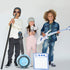 ibasenice 3pcs Inflatable Rock Star Ballons 80s 90s Party Decoration Inflatable Banjo Musical Instrument Party Props Blow up Inflate Rock Band for...