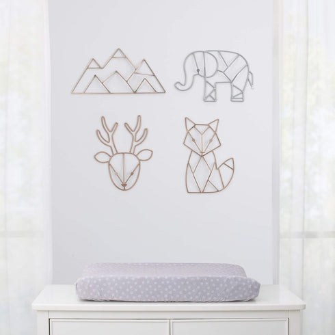 NoJo Deer Shaped Wire Nursery Wall Decor, Finish, Copper...