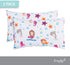 Everyday Kids 2-Pack Toddler Travel Pillowcases -100% Soft Microfiber, Breathable and Hypoallergenic - 14" by 20" Kids Pillowcases fits Pillows 14...