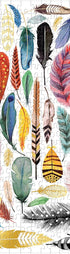 Galison Feathers 500 Piece Jigsaw Puzzle for Adults and Families, Bird Feather Foil Puzzle with 500 Pieces and Bird Feathers from Around The World...