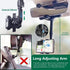 PKYAA Rearview Mirror Phone Holder for Car, 360° Rotating Rear View Mount with Adjustable Arm Length, Multifunctional and GPS Universal Car All Sm...