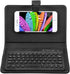 V BESTLIFE Portable Wireless Bluetooth Keyboard with Leather Case, Universal Keyboard with Portfolio Flip Case and Stand, Cover with for 4.5''-6.8...