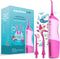 AquaSonic Kids' Water Flosser for Ages 6+ | Standard Nozzle, Orthodontic Nozzle & Waterproof Stickers | 4 Flossing Modes | Aquarium Adventures The...