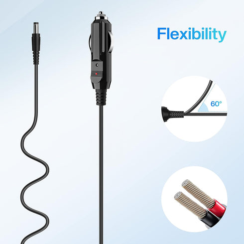 12V Car Adapter for All Comfier Neck Back Massage Cushion Cigarette Lighter Car Charger Adapter......