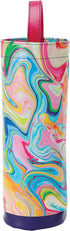 Enesco Izzy and Oliver EttaVee In the Groove Marbled Insulated Wine Carrier Bag, 14 Inch, Multicolor...