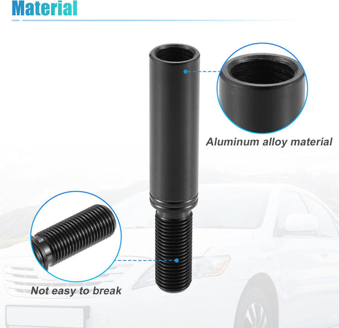 X AUTOHAUX 81mm 3.19" Car Shift Knob Extension Aluminum Alloy Gear Shifter Extender Lever M12x1.25 for Ford for Nissan...