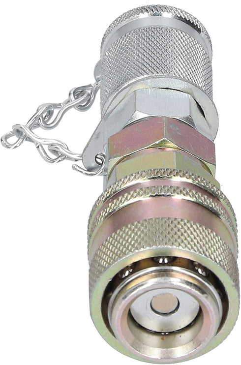 G1/8 Quick Coupling Connector Male Female Threaded link PT/PPT Hydraulic Pressure Test Point Adapter Set...
