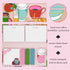 Kate Spade New York Padfolio with 7 Sticky Note Pads, Studying Essentials Set includes Cute Sticky Notes with 75 Sheets Per Notepad, Rise and Shin...