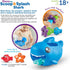 Learning Resources Steve The Scoop & Splash Shark, 7 Pieces, Ages 18 Months+, Toddler Learning Toys, Baby Toys ,Toddler Bathtub,Pool Toys, Water T...