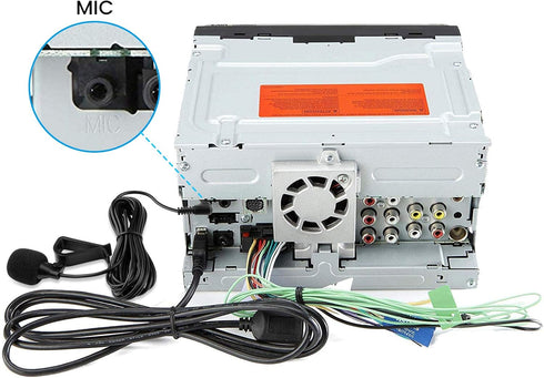 weishan Pionee Microphone for Car Radio, 2.5mm Car External Mic Replacement for Pioneer Vehicle Bluetooth Enabled Stereo Radio GPS DVD Head Unit...