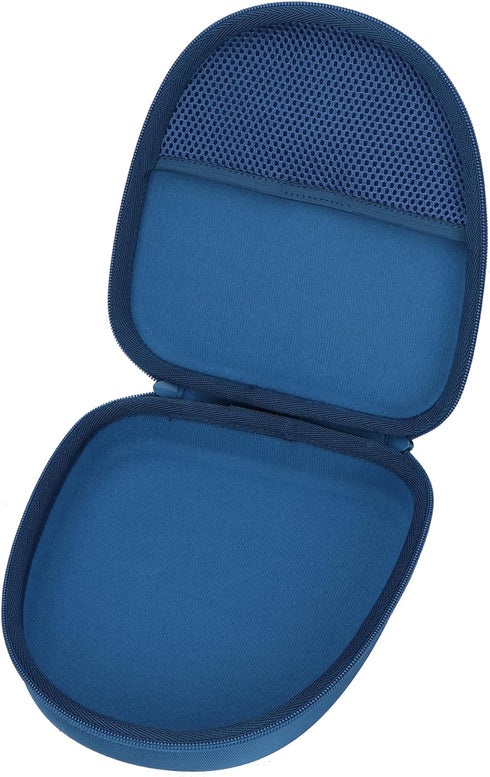 Hard Carry Case Compatible with Anker Soundcore Life Q20 Q30 Q35 Q40 Q45 Q20+ Q20i Hybrid Active Noise Cancelling Headphones (Blue Case)...
