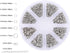 Jump Rings for Jewelry Making Lobster Clasps and Chain Extension Tails 4mm 5mm 6mm 7mm 8mm 10mm Open Jump Rings for Necklace Repair(White K)...