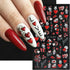 Valentine's Day Nail Art Stickers 5D Embossed Red Heart Nail Decals Red Love Mail Cute Cartoon Dog Bear Valentine Nail Designs Sticker Relief Nail...