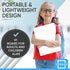 Scribbledo White Board Dry Erase Board 11"x14” Mini Double Sided Personal Whiteboard Board Dry Erase Lapboard Handheld Personal White Boards for S...