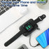 HUOTO Portable Charger,5000mAh Mini iWatch Magnetic Charger Power Bank with Charging Cable,Travel Charger External Battery Pack Compatible with Ap...