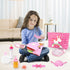 BNUZEIYI Baby Doll Accessories -Baby Doll Feeding and Caring Set with Diaper Bag Bottles for Girls Toys Gift, Stuff Doll Clothes fit 14-16 Inch Do...