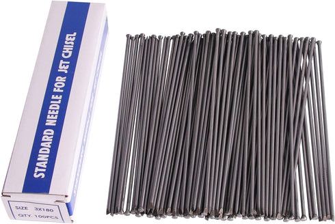 Chisel Tip Replacement Needles, Manganese Steel Descaling Needles, 38Pcs Replacement Needle Set for Needle Scaler - 7 Inch...