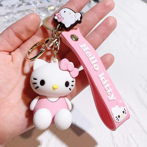 Cute kitty keychain, cartoon cat keychain, kawaii kitty accessories,kitty charms, kitty car accessories,kitty key chains,Bag Purse Backpack Access...