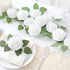 DerBlue 60pcs Artificial Roses Flowers with stem and 10pcs Green Leaves Real Looking Fake Roses Artificial Foam Roses Decoration DIY for Wedding,A...