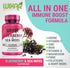 Elderberry and Sea Moss Supreme Capsules - Natural Black Elderberries with Wildcrafted Sea Moss Pills - 90 Capsules - Antioxidants - Herbal Supple...