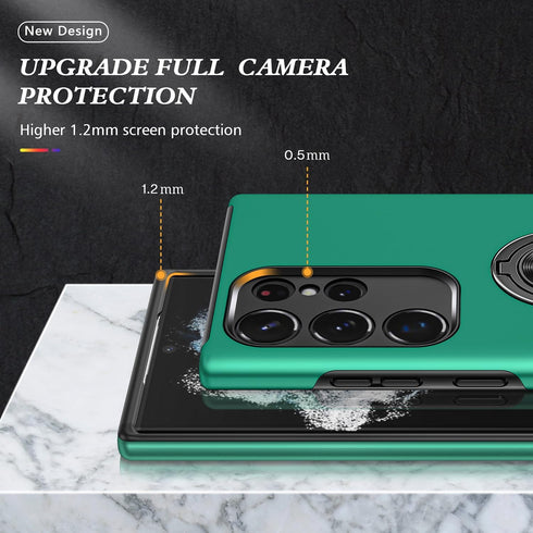 Galaxy S24 Ultra Case for Samsung S24 Ultra Case Military Grade Shockproof Built-in Ring Holder Kickstand Car Mount Armor Heavy Duty Protective Ca...