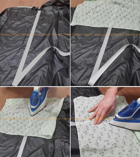 Zalnan Seam Sealing Tape Waterproof Gore Textile Repair Iron On DIY Fix Fabric Outdoor Jacket Gear Clothing 11yd...