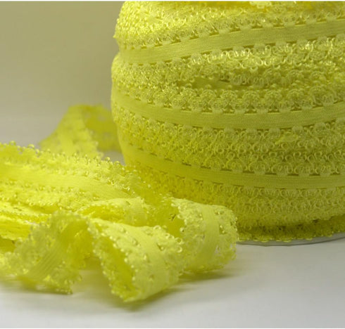 PAMIR TONG Picot Elastic Ribbon 16 Yards 3/4 inch Colorful Stretch Lace Trim for Panties Soft Baby Elastic Headbands for Sewing Lingerie DIY Craft...
