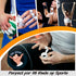 Pro Finger Tape 8 Pack - 0.5” x 45 Ft White Athletic Sports Tape - Finger Tape for Rock Climbing,Bjj,Jiu-Jitsu,Wrestling,Judo...