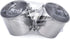 Parrot Feeding Cups Hanging Pet Animal Stainless Steel Birdcage Bowls Bird Bowls for Cage Parakeet Bird Cage Accessories Suitable Small and Medium...