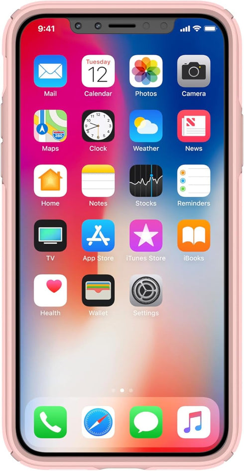 Speck Products Presidio Show iPhone Xs/iPhone X Case, Clear/Rose Gold...