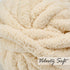 Chenille Chunky Yarn Super Bulky Soft Thick Fluffy Jumbo Giant Washable Polyester Big Yarn DIY for Arm Knit Blanket Cushion Bed Sofa Home Decor,Be...