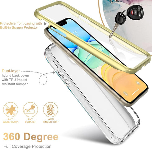 Esdot Compatible with iPhone 12 Pro Max Case with Built-in Screen Protector,with Fashionable Designs for Women Girls,Protective Phone Case for App...