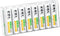 EBL Pack of 8 AA Batteries 2800mAh High Capacity Precharged Ni-MH AA Rechargeable Batteries...