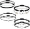 Hicarer 4 Sets Matching Yin Yang Friend Couple Bracelets Pinky Promise Bracelets Sun and Moon Bead Heart Bracelet for BFF Friendship Relationship ...