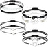 Hicarer 4 Sets Matching Yin Yang Friend Couple Bracelets Pinky Promise Bracelets Sun and Moon Bead Heart Bracelet for BFF Friendship Relationship ...