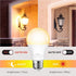 MikeWin Dusk to Dawn Light Bulbs,A19 12W(100W Eqv.) Sensor LED Bulb,Auto On Off,Photocell Detector,3000K Warm White, E26,Security Lighting for Ind...