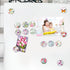 MORCART 30Pcs Refrigerator Magnets Fridge Magnets, Flower Fridge Decoration Sticker, Magnets for Kitchen Fridge, Locker Whiteboard, Office, Dishwa...