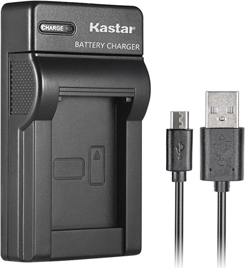 Kastar Slim USB Charger for Sony Cybershot DSC-HX5V, DSC-HX9V, DSC-W30, DSC-W35, DSC-W50, DSC-W55, DSC-W70, DSC-W80, DSC-W290, DSC-H10, H20, H50, ...