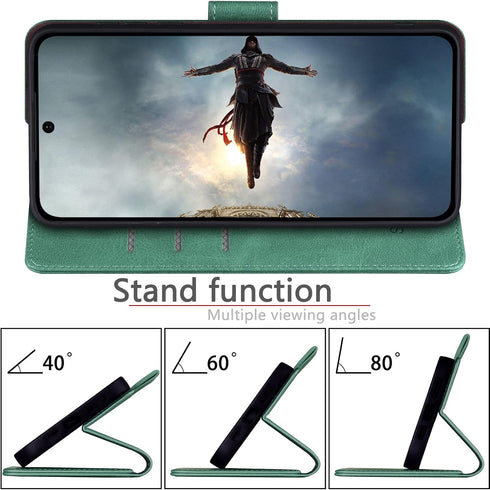 SUANPOT for Samsung Galaxy Note 10+/10 Plus 6.8" with RFID Blocking Leather Wallet case Credit Card Holder, Flip Folio Book Phone case Cover for W...